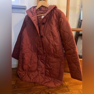 QUILTED JACKET WITH HOOD